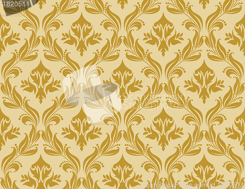 Image of seamless damask pattern