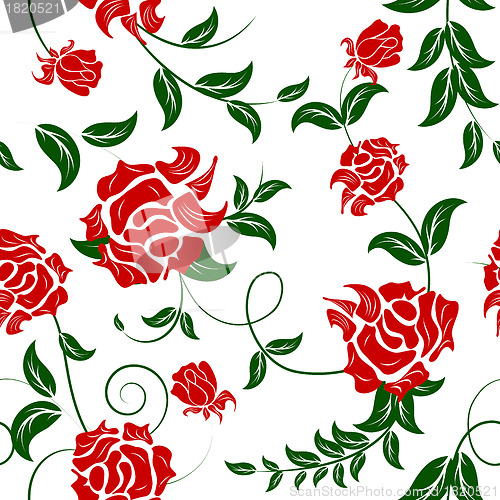 Image of seamless floral pattern