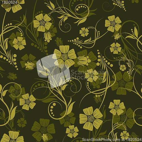 Image of seamless floral pattern