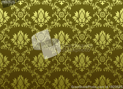 Image of seamless damask pattern