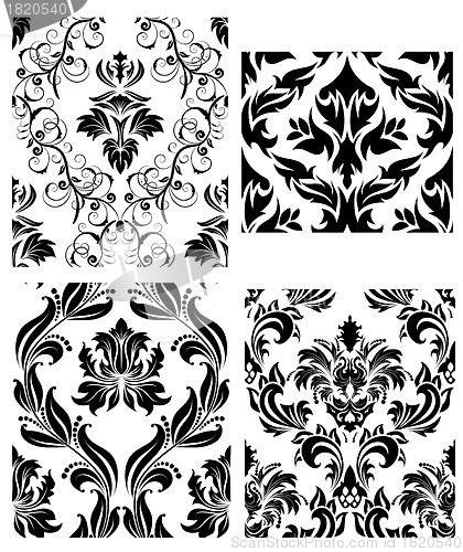 Image of seamless damask pattern