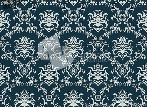 Image of seamless damask pattern