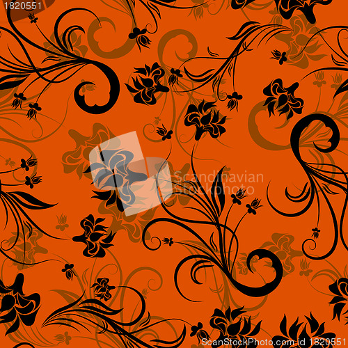 Image of seamless floral pattern