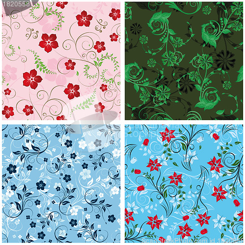 Image of seamless floral pattern