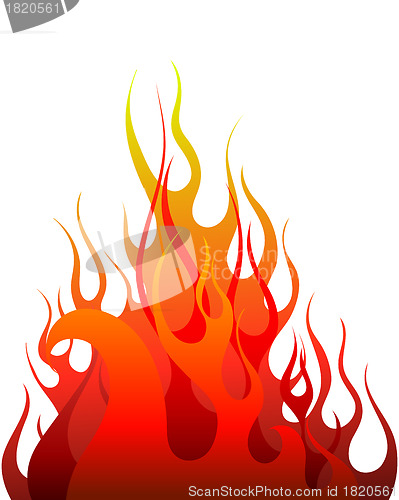 Image of fire background