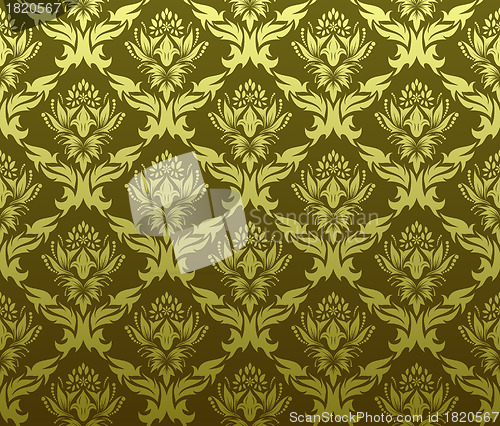 Image of seamless damask pattern