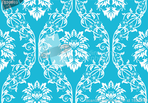 Image of seamless damask pattern