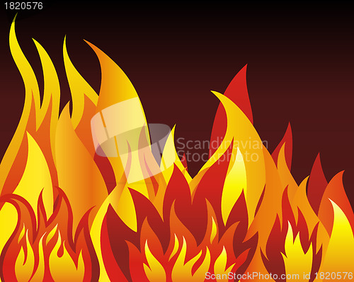 Image of fire background