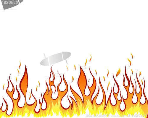 Image of fire background