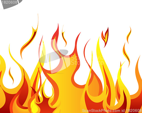 Image of fire background