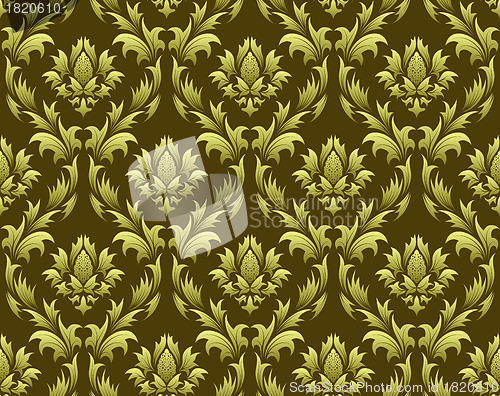 Image of seamless damask pattern