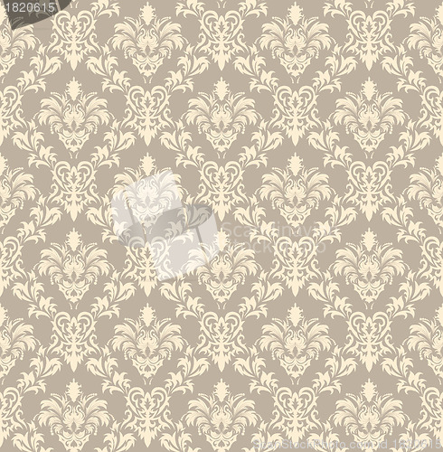 Image of seamless damask pattern