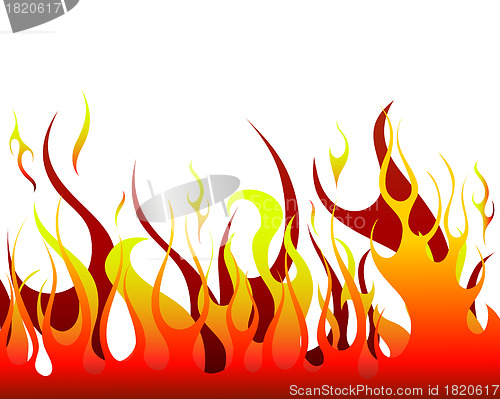 Image of fire background