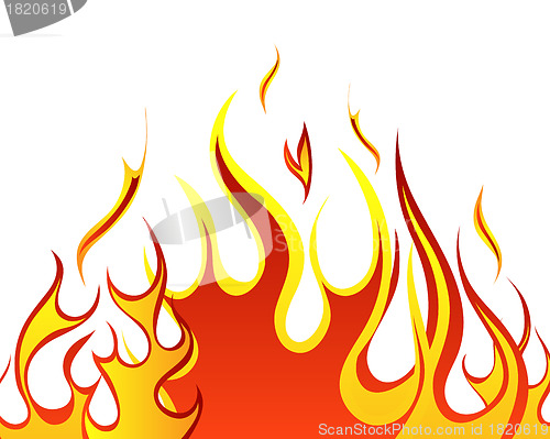 Image of fire background