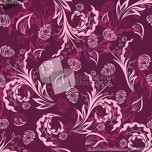 Image of seamless floral pattern