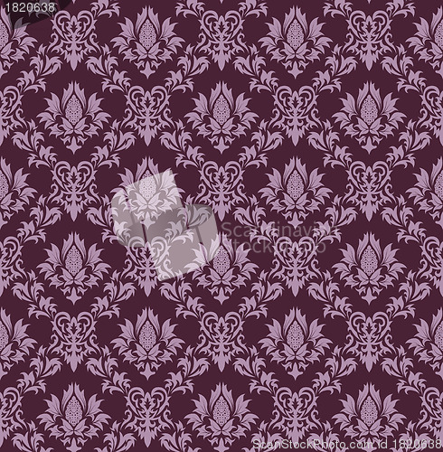 Image of seamless damask pattern