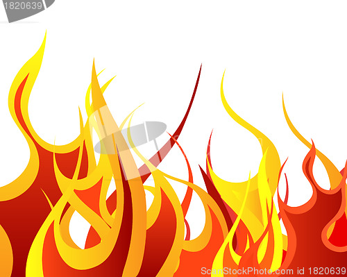 Image of fire background