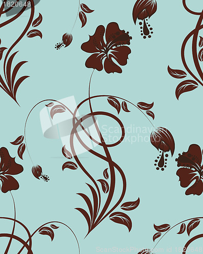 Image of seamless floral pattern