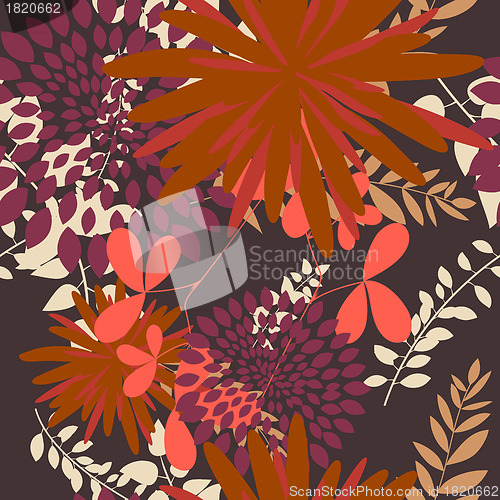 Image of seamless floral pattern