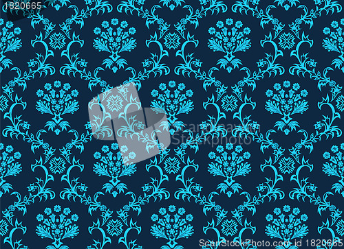 Image of seamless damask pattern