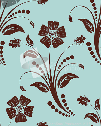 Image of seamless floral pattern