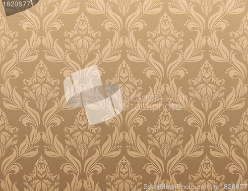 Image of seamless damask pattern