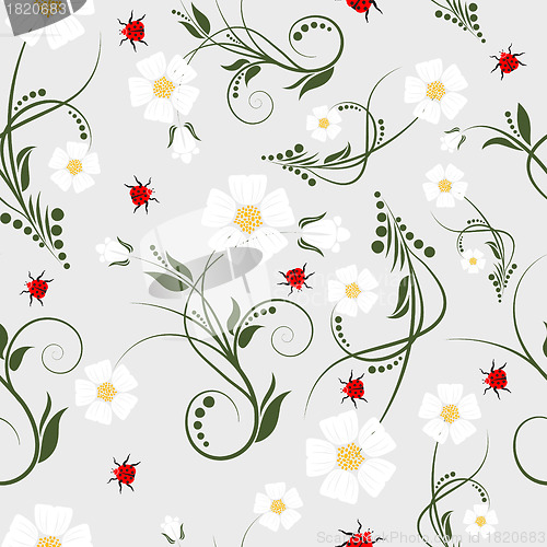 Image of seamless floral pattern