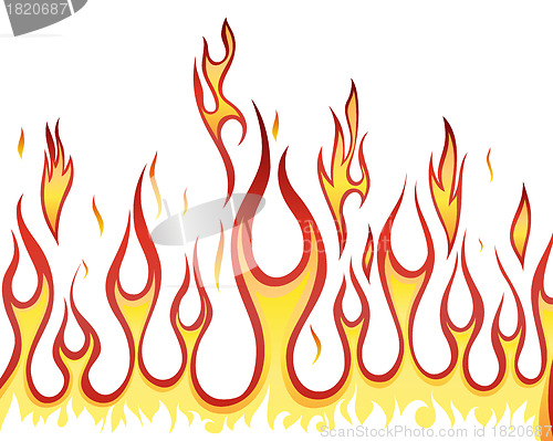 Image of fire background