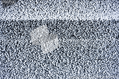 Image of real tv static