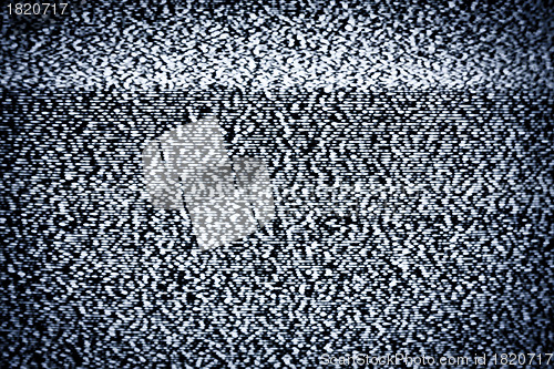 Image of real tv static