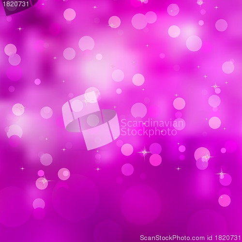 Image of Abstract purple christmas lights. EPS 8