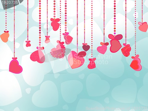 Image of Valentines Day Background. EPS 8