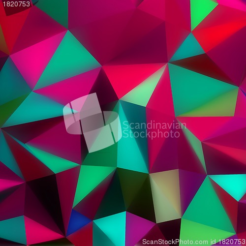 Image of Colorful abstract texture with triangles. EPS 8