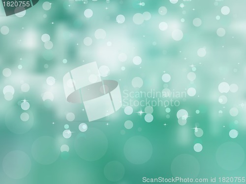 Image of Glittery blue Christmas background. EPS 8