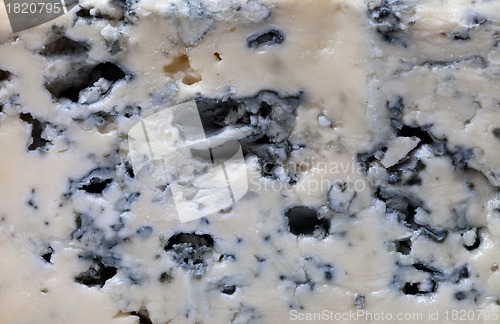 Image of Slice of blue cheese