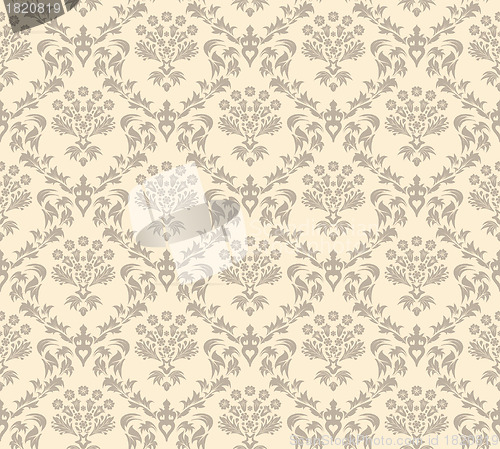 Image of seamless damask pattern