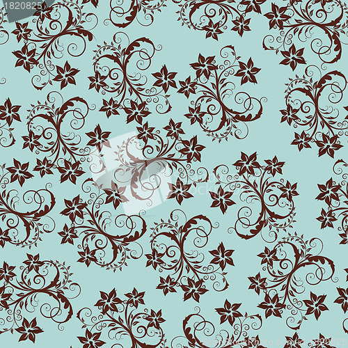 Image of seamless floral pattern