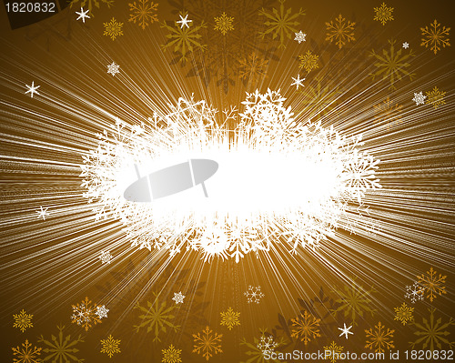 Image of winter frame background