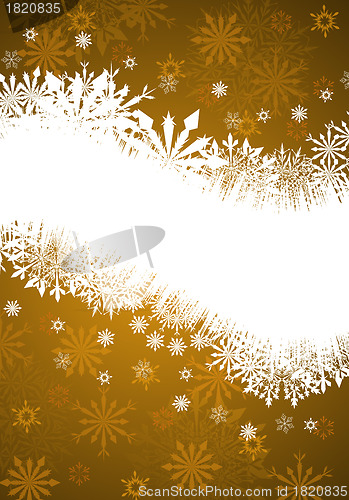 Image of winter frame background