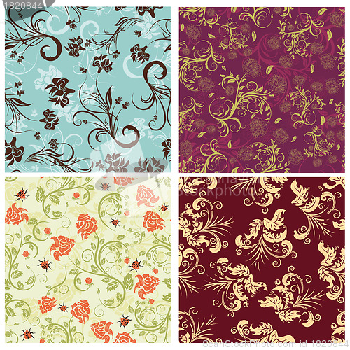 Image of seamless floral pattern