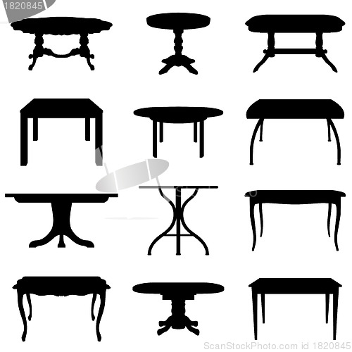 Image of tables set