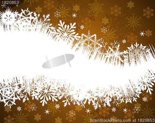 Image of winter frame background