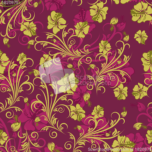 Image of seamless floral pattern