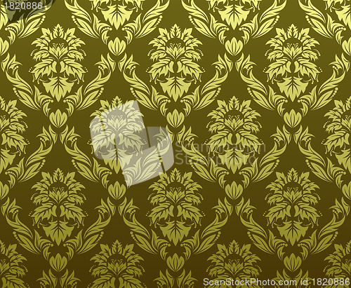 Image of seamless damask pattern