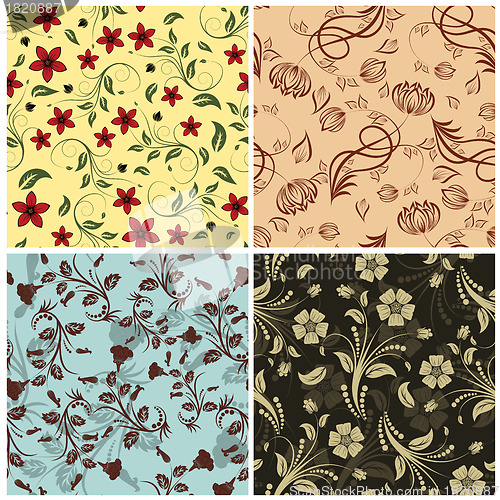 Image of seamless floral pattern