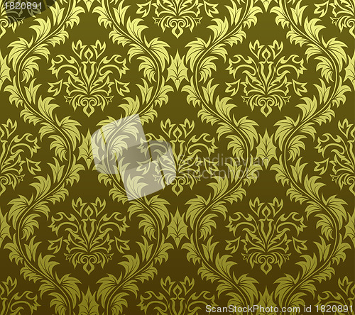 Image of seamless damask pattern