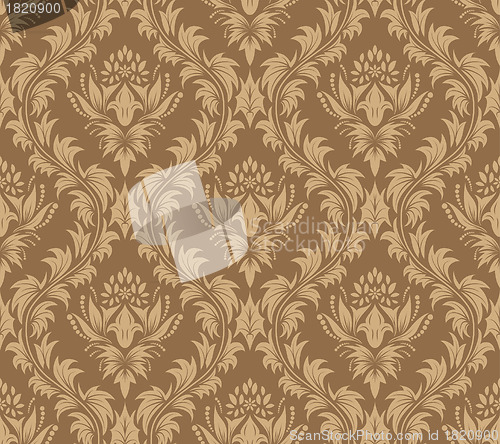 Image of seamless damask pattern