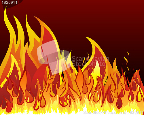 Image of fire background