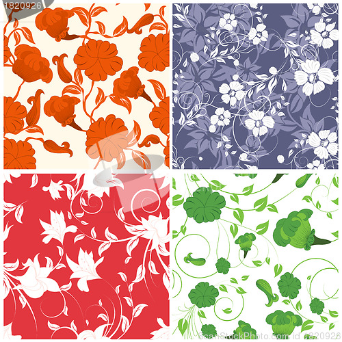 Image of seamless floral pattern