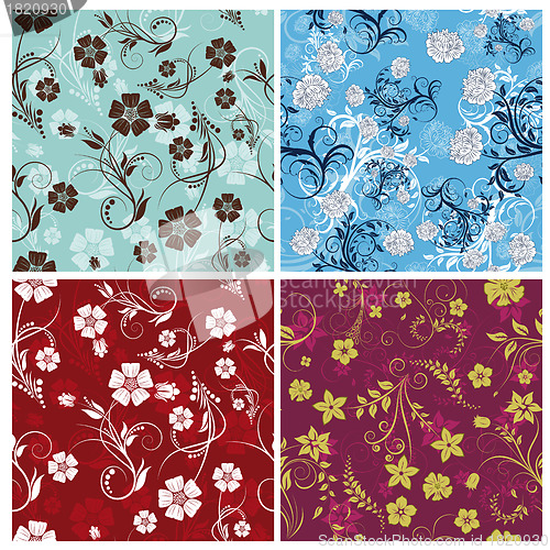 Image of seamless floral pattern